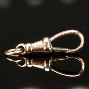 Vintage dog clip in rose gold