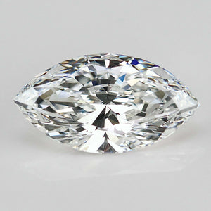 MANOR ROYAL: The Isla - 18k/Platinum 6.04ct Marquise lab grown diamond ring F VS1 with IGI report