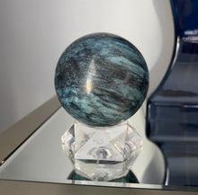 Load image into Gallery viewer, 73mm sodalite ball and stand