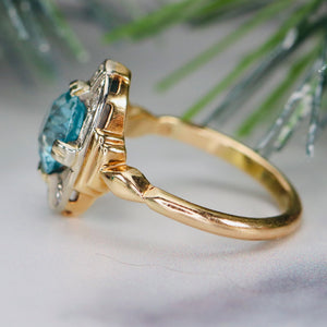 Find the perfect vintage blue zircon ring for any occasion on our website. Our antique blue zircon rings have been hand selected for quality and desirability.