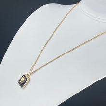 Load image into Gallery viewer, RESERVED: PAYMENT 5 OF 10: Onyx and diamond Panther necklace by Effy in 14k yellow gold