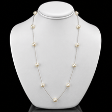 Load image into Gallery viewer, Sterling silver pearl necklace from EFFY