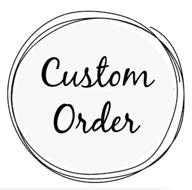 CUSTOM ORDER DEPOSIT: Custom built earrings and necklaces in 14k yellow gold