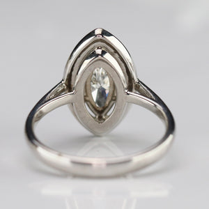 50% OFF!  MANOR ROYAL: The Zara - 1.59ct Marquise lab grown diamond ring D/VS1 with IGI report