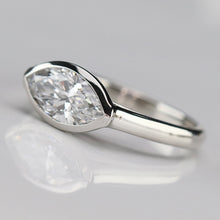 Load image into Gallery viewer, The Pippa - 1.67ct D/VVS2 Marquise lab grown diamond ring