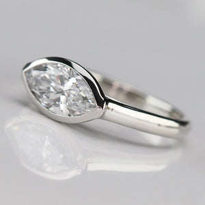 The Pippa - 1.67ct D/VVS2 Marquise lab grown diamond ring