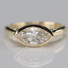 Load image into Gallery viewer, The Persephone - 1.60ct E/VVS2 Marquise lab grown diamond ring