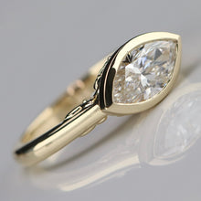 Load image into Gallery viewer, The Persephone - 1.60ct E/VVS2 Marquise lab grown diamond ring