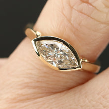 Load image into Gallery viewer, The Persephone - 1.60ct E/VVS2 Marquise lab grown diamond ring