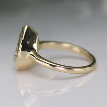 Load image into Gallery viewer, The Phillipa - 2.85ct Pear shaped lab grown diamond solitaire ring in 14k yellow gold