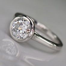 Load image into Gallery viewer, The Eliza - 1.45ct lab grown diamond solitaire ring in 14k white gold