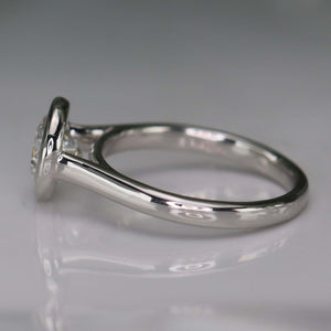 The Eliza - 1.45ct lab grown diamond solitaire ring in 14k white gold