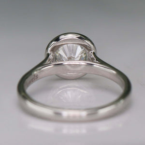 The Eliza - 1.45ct lab grown diamond solitaire ring in 14k white gold
