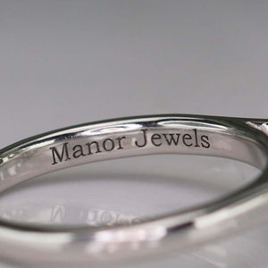 The Eliza - 1.45ct lab grown diamond solitaire ring in 14k white gold