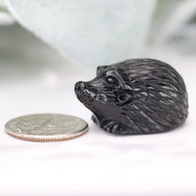 Load image into Gallery viewer, Sweet Whitby Jet hedgehog