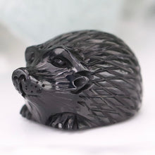 Load image into Gallery viewer, Sweet Whitby Jet hedgehog