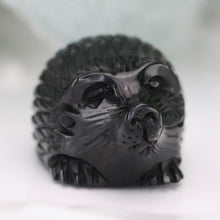 Load image into Gallery viewer, Sweet Whitby Jet hedgehog