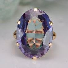 Load image into Gallery viewer, Vintage color change ring in 14k yellow gold