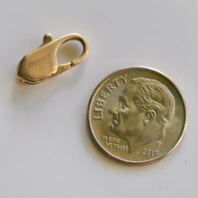 Load image into Gallery viewer, 50% OFF!!  14k yellow gold large lobster claw clasp