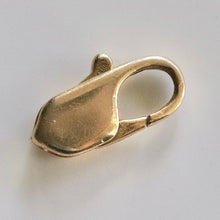 Load image into Gallery viewer, 50% OFF!!  14k yellow gold large lobster claw clasp