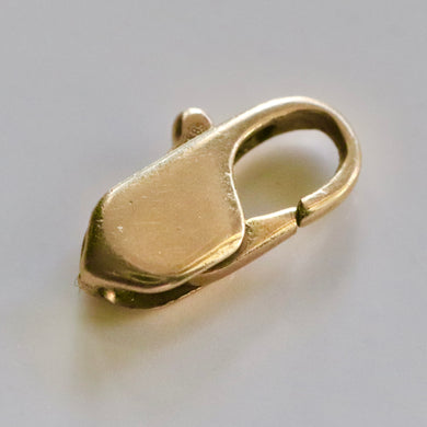50% OFF!!  14k yellow gold large lobster claw clasp