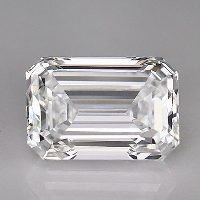 3.08ct emerald cut loose lab grown diamond D/VS1 with IGI report