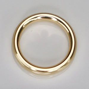 Heavy comfort fit 4mm band in your choice of 14k gold