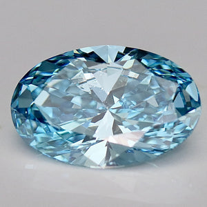 The Elena - 4.05ct oval shape lab grown diamond ring FVB/VVS2 in 14k white gold