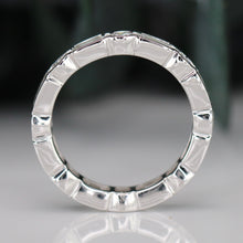 Load image into Gallery viewer, Lab grown 4ctw diamond eternity band ring in 14k white gold