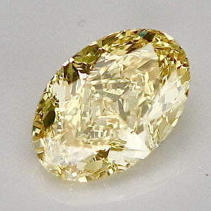 2.06ct oval shaped loose lab grown diamond FIY/VVS2 with IGI report