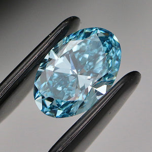 2.05ct oval shaped loose lab grown diamond FVB/VS1 with IGI report