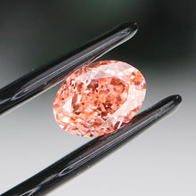 Load image into Gallery viewer, 1.48ct oval shaped loose lab grown diamond Fancy Pink/VS1