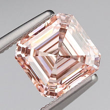 Load image into Gallery viewer, CUSTOM ORDER DEPOSIT: Set pink lab grown asscher diamond into The Eliza setting in 14k Rose gold