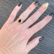 Load image into Gallery viewer, Vintage 14k yellow gold onyx ring