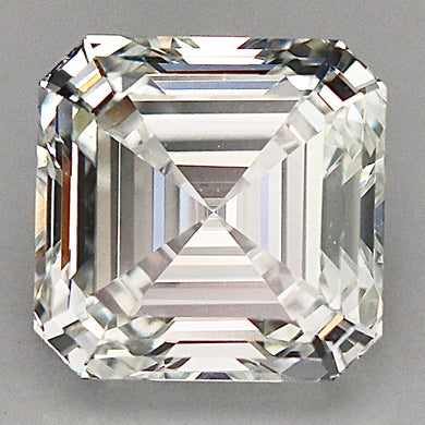 2.18ct asscher cut loose lab grown diamond F/VS1