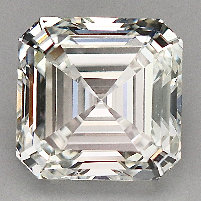 2.18ct asscher cut loose lab grown diamond F/VS1