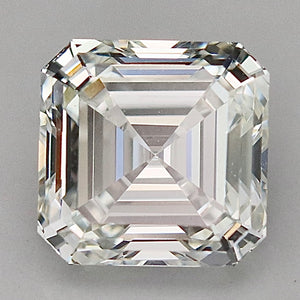 2.18ct asscher cut loose lab grown diamond F/VS1