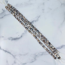 Load image into Gallery viewer, Grey moonstone bead strand