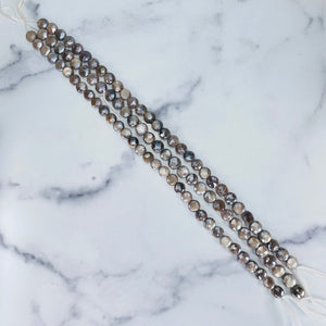 Grey moonstone bead strand