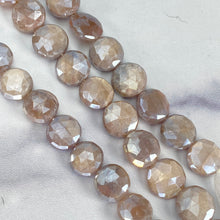 Load image into Gallery viewer, Grey moonstone bead strand