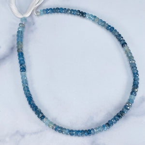 Moss aquamarine strand