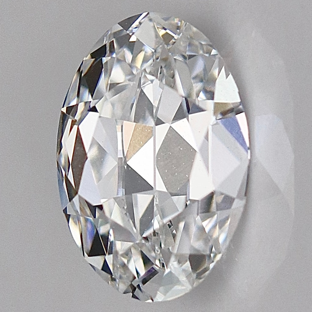 2.50ct Antique oval cut loose lab grown diamond E/VS1 graded by GIA