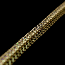 Load image into Gallery viewer, RESERVED - PAYMENT 2 OF 2: Approx 4ctw Lab Grown Diamond bracelet in 14k yellow gold