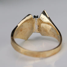 Load image into Gallery viewer, Vintage diamond ring in yellow gold