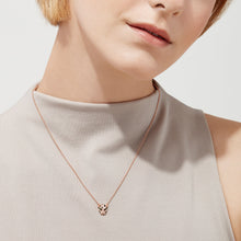 Load image into Gallery viewer, SPECIAL!  EFFY mini panther necklace with diamonds in 14k rose gold