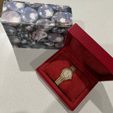 Load image into Gallery viewer, **$11,500 - message us to buy** Vintage ladies 18k yellow gold Rolex with diamond bezel