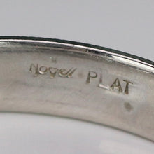 Load image into Gallery viewer, Estate Platinum milgrain band