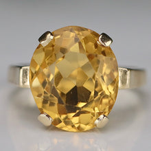Load image into Gallery viewer, SPECIAL!  Estate vintage estate citrine ring in 14k yellow gold