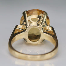 Load image into Gallery viewer, SPECIAL!  Estate vintage estate citrine ring in 14k yellow gold