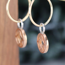 Load image into Gallery viewer, RETIRED Ti Sento hoop charms in sterling silver